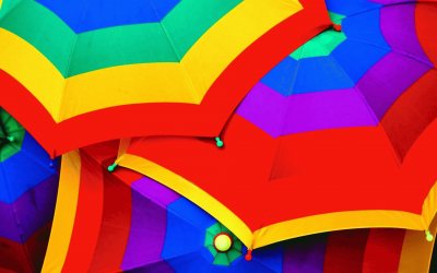 paraguas de colores jigsaw puzzle
