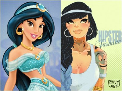 Hipster Jasmine jigsaw puzzle