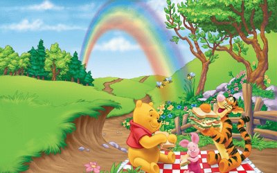 פאזל של pooh y amigos