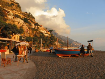 tramonto a Positano