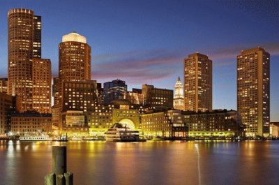 boston al atardecer jigsaw puzzle