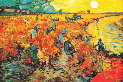 פאזל של The Red Vineyard at Arles 1888 Van Gogh