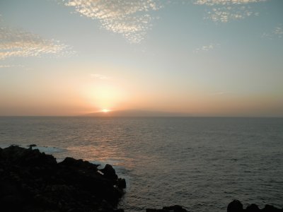 sunrise and high clouds