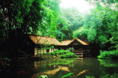 du fu thatched cottage jigsaw puzzle