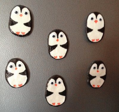 פאזל של Penguin Magnets