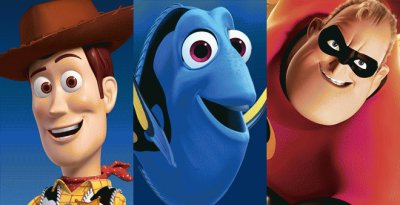 Personagens da Disney.