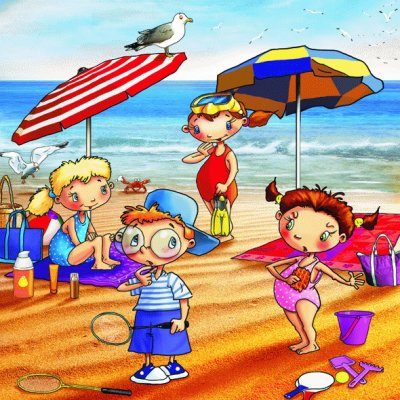 Day at the Beach jigsaw puzzle