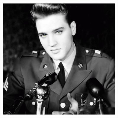 Elvis in Army jigsaw puzzle