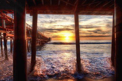 Under-the-Docks-in-California jigsaw puzzle