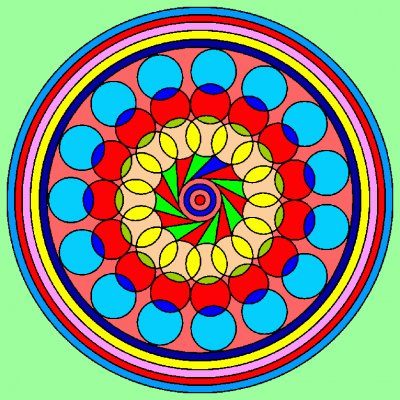 פאזל של mandala