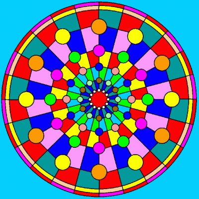 פאזל של mandala