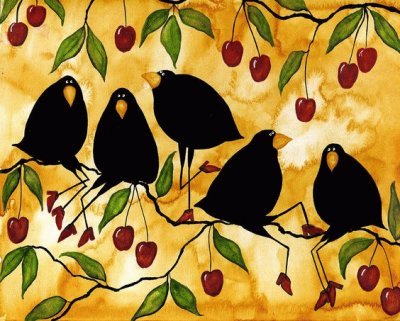 Raven and Grapes jigsaw puzzle