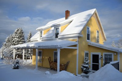 House in Snow