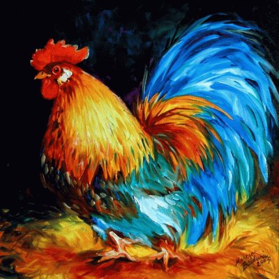 פאזל של Rooster Portrait