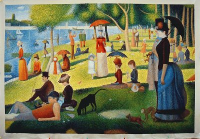 Autor: Georges-Pierre Seurat  Data: 1884 â€“ 1886 jigsaw puzzle