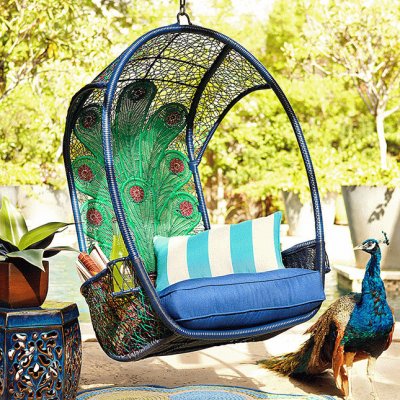Unique Peacock Swing Chair