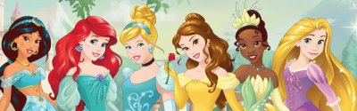 פאזל של Jasmine Ariel Cinderella Belle Tiana Rapunzel