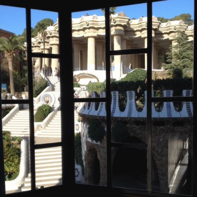 פאזל של parque guell detail