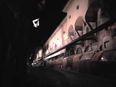 firenze - ponte vecchio di notte