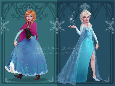 Anna Elsa jigsaw puzzle