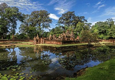 The Temple of Banteay Srei, Cambodia