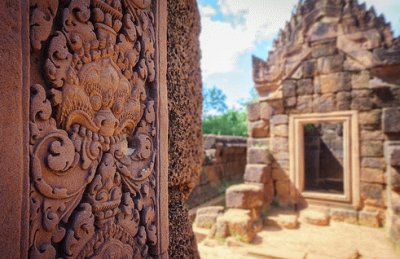 The Temple of Banteay Srei, Siem Reap, Cambodia jigsaw puzzle