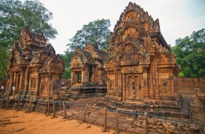 פאזל של The Temple of Banteay Srei, Siem Reap, Cambodia