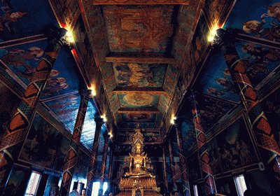 Buddha, Wat Phnom, Phnom Penh, Cambodia jigsaw puzzle