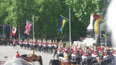 Trooping the colour