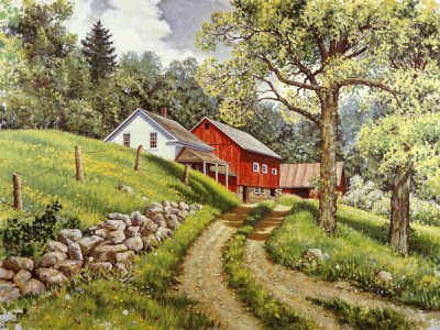 Country Lane jigsaw puzzle