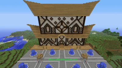 Minecraft Japanse temple