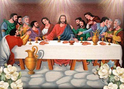 jesus en la ultima cena