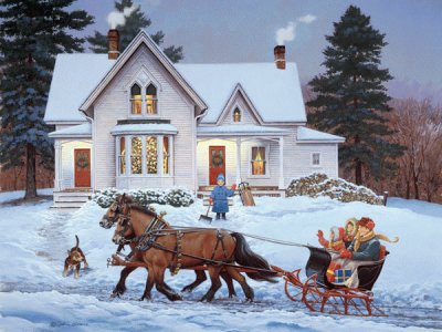 Sleigh Bells Ringing jigsaw puzzle