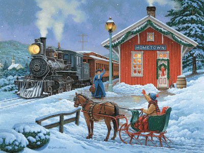 Home for Christmas jigsaw puzzle