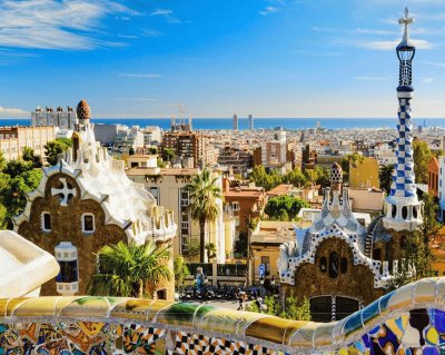 Parque Guell - Barcelona jigsaw puzzle