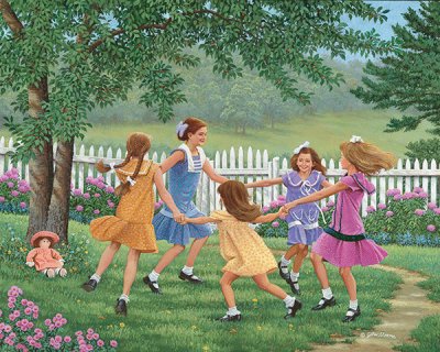 Ring Around the Rosie jigsaw puzzle