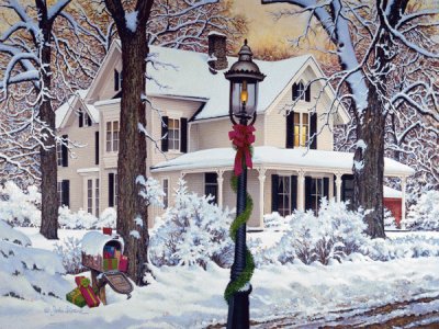 Christmas Homestead jigsaw puzzle