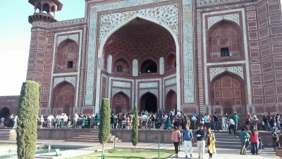 Puerta al Taj Mahal