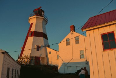 Head Harbour Lightstation at Sunset jigsaw puzzle