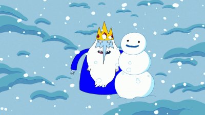 Rey Helado con Hombre de Nieve