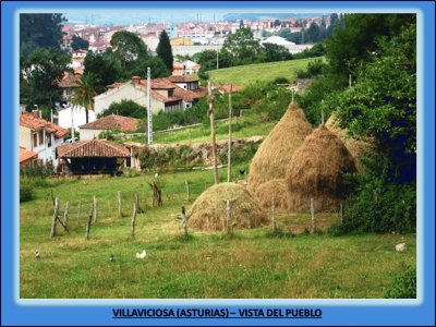 VILLAVICIOSA (ASTURIAS) - VISTA DEL PUEBLO