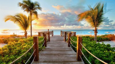 Por do sol no Caribe jigsaw puzzle