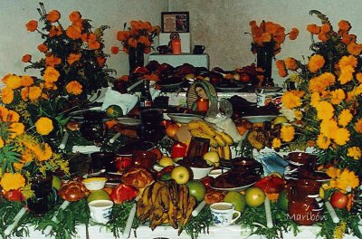 Ofrenda dÃ­a de Muertos. Jonacatepec, Morelos