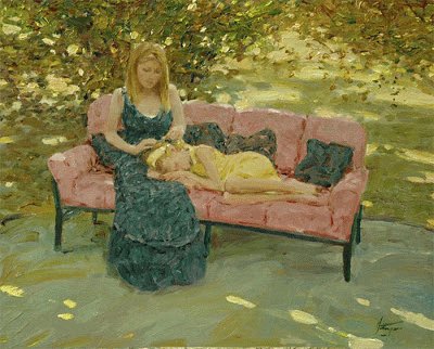 David P. Hettinger Yellow Dress