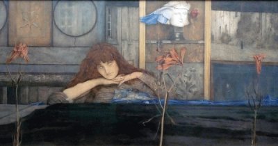 Ferdand Khnopff I Lock the Door Up jigsaw puzzle