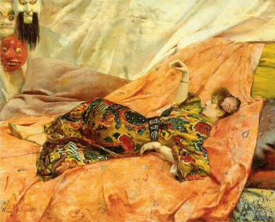 G. A. Rochegrosse, Portrait of Sarah Bernhard
