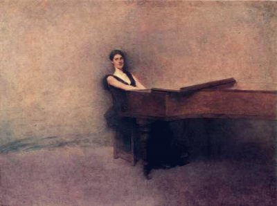 Thomas Wilmer Dewing The Piano