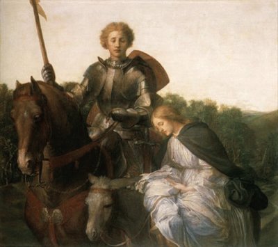 פאזל של George Frederic Watts-Una and the Red Cross Knight