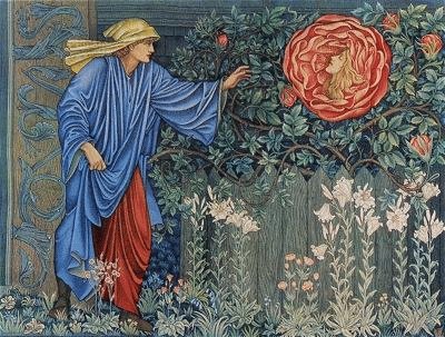 Sir Edward Burne-Jones- Pilgrim in the Garden