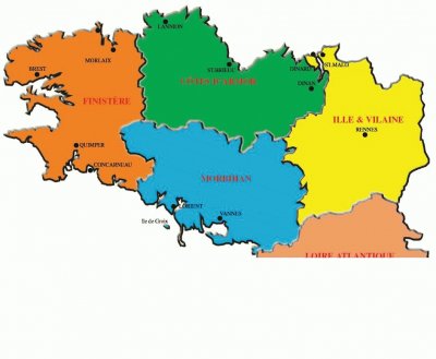 mapa bretagne